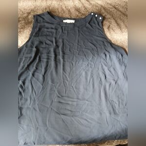 Loft Navy Sleeveless Top